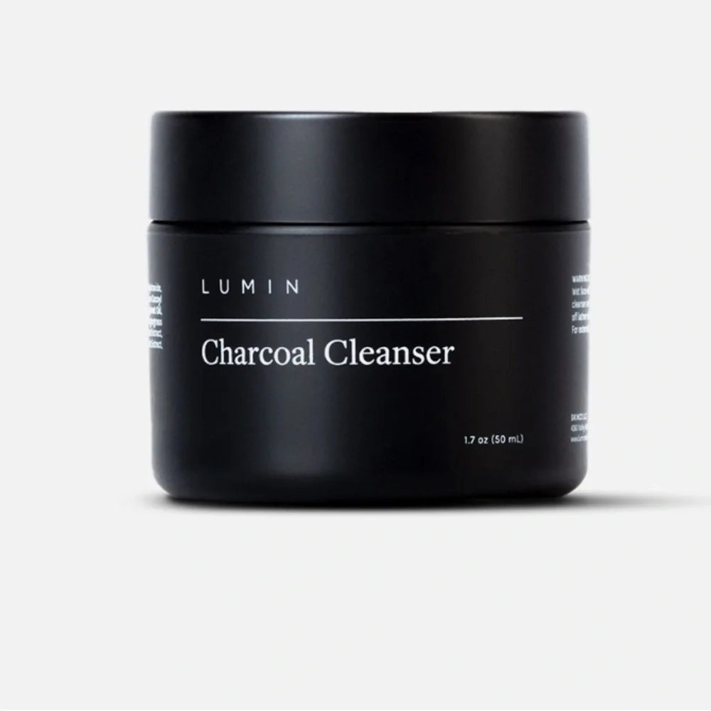 Lumin Men’s Charcoal Cleanser and Recovery Oil (Bundle of 2 )